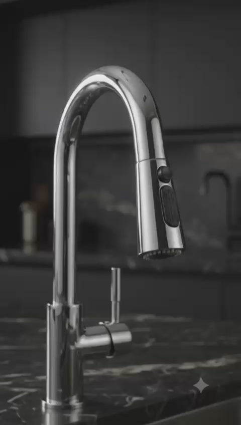 360° Rotatable Kitchen Faucet Spray Head – 3 Water Modes